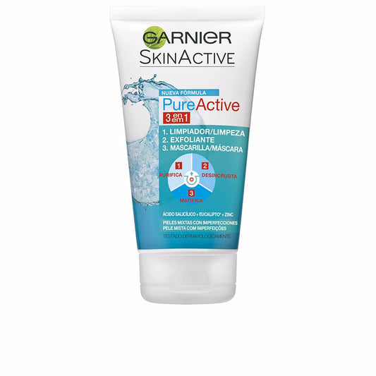 PURE ACTIVE 3-in-1 Cleanser for Combination Skin with Imperfections 150 ml Gel