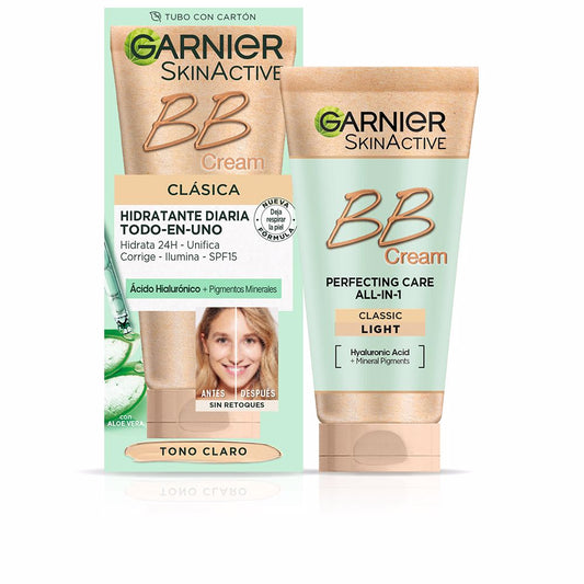 SKINACTIVE BB CREAM classic daily moisturizer #light tone 50 ml