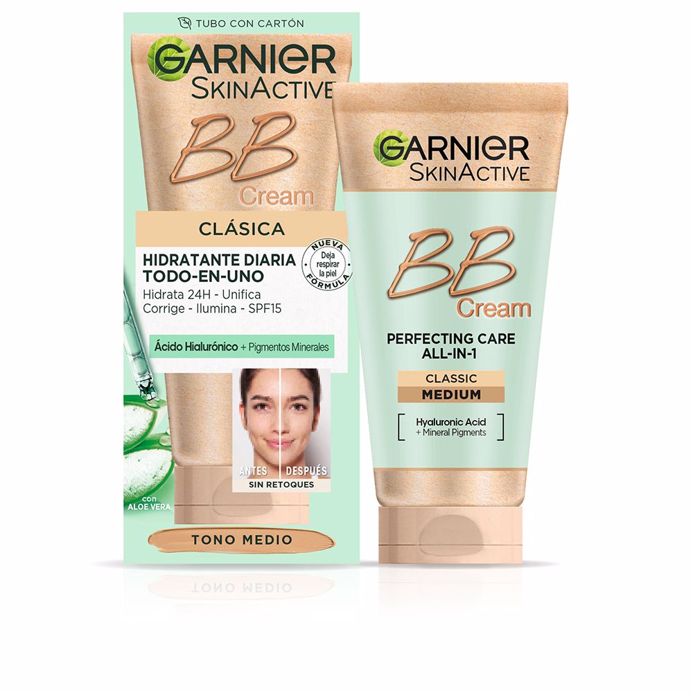 SKINACTIVE BB CREAM classic daily moisturizer #medium tone 50 ml
