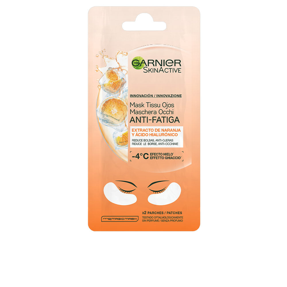 SKINACTIVE anti-fatigue eye mask with orange extract and hyaluronic acid x 2 patches