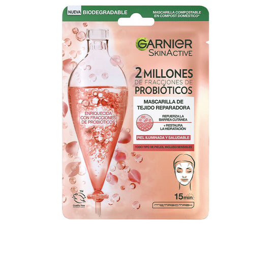 SKINACTIVE PROBIÓTICOS mascarilla tejido reparadora e iluminadora 1 u