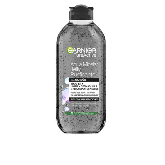 SKINACTIVE Pure Active Jelly Micellar Water Purifying Charcoal Skin Imperfections 400 ml