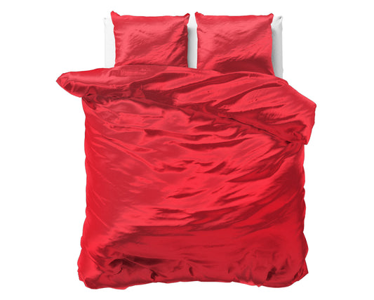 Duvet Cover Set Beauty Skin Care Duvet Cover Red 240 x 220
