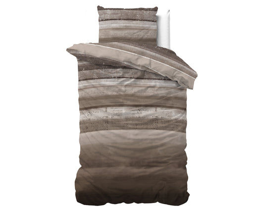 Duvet Cover Set Marcus Taupe 140 x 220
