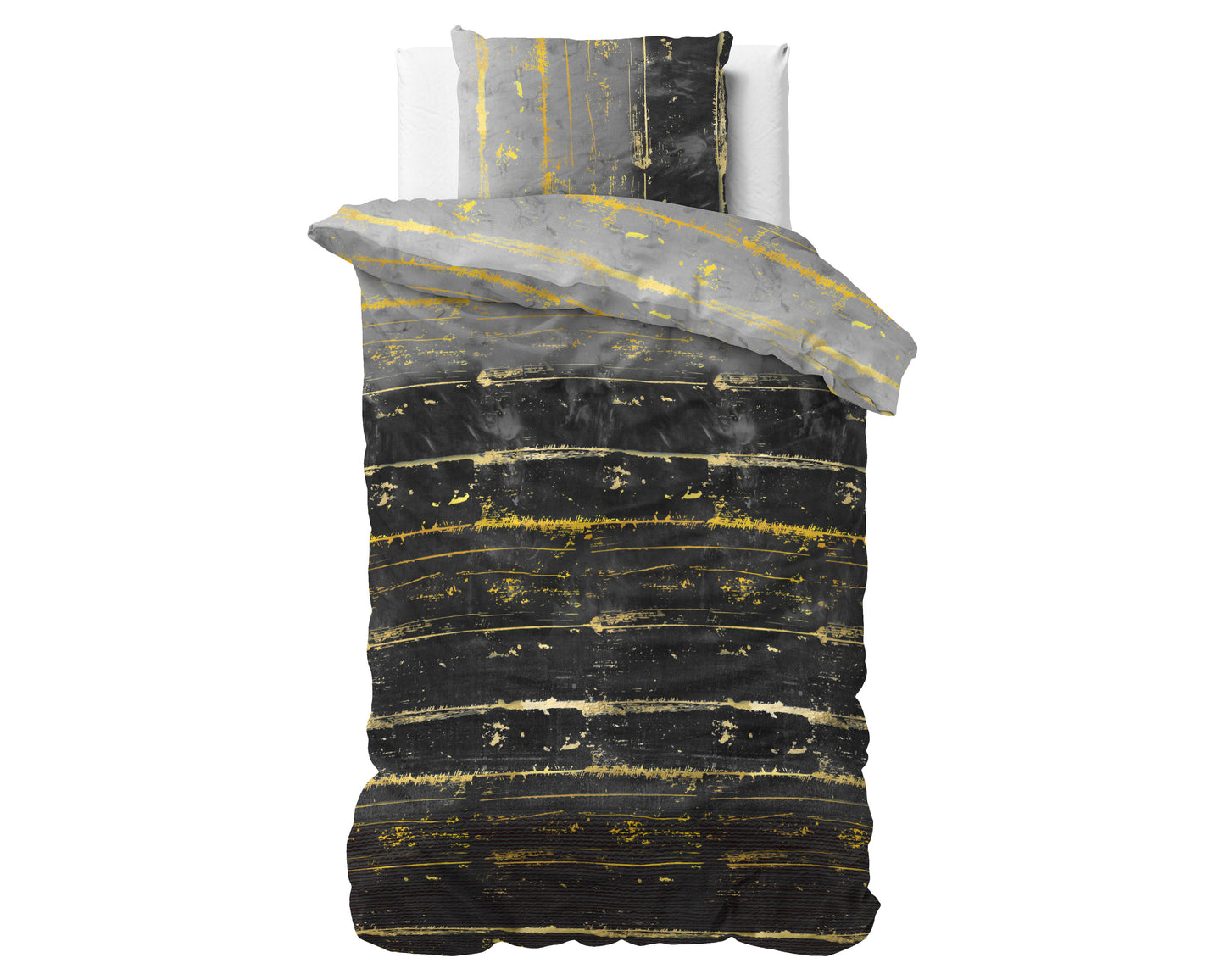 Duvet Cover Set Scratchy Anthracite 140 x 220