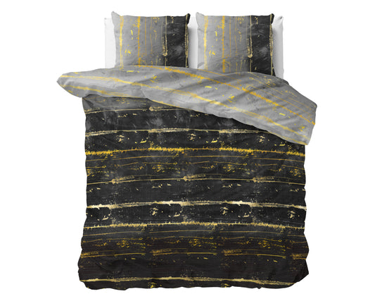 Duvet Cover Set Scratchy Anthracite 200 x 220