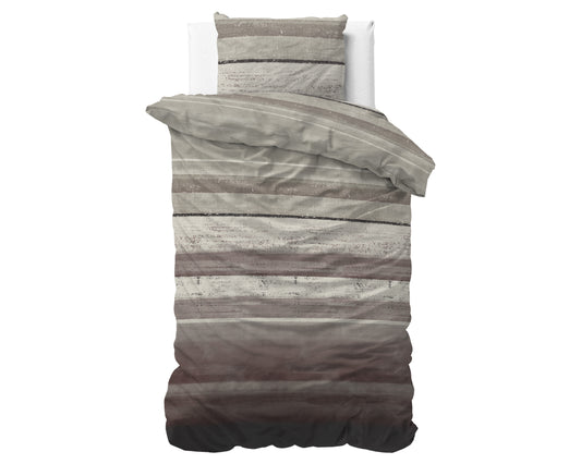 Duvet Cover Set Flannel Marcus Taupe 140 x 200/220