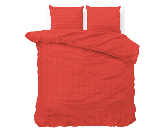 Duvet Cover Set Dallas Red 240 x 220