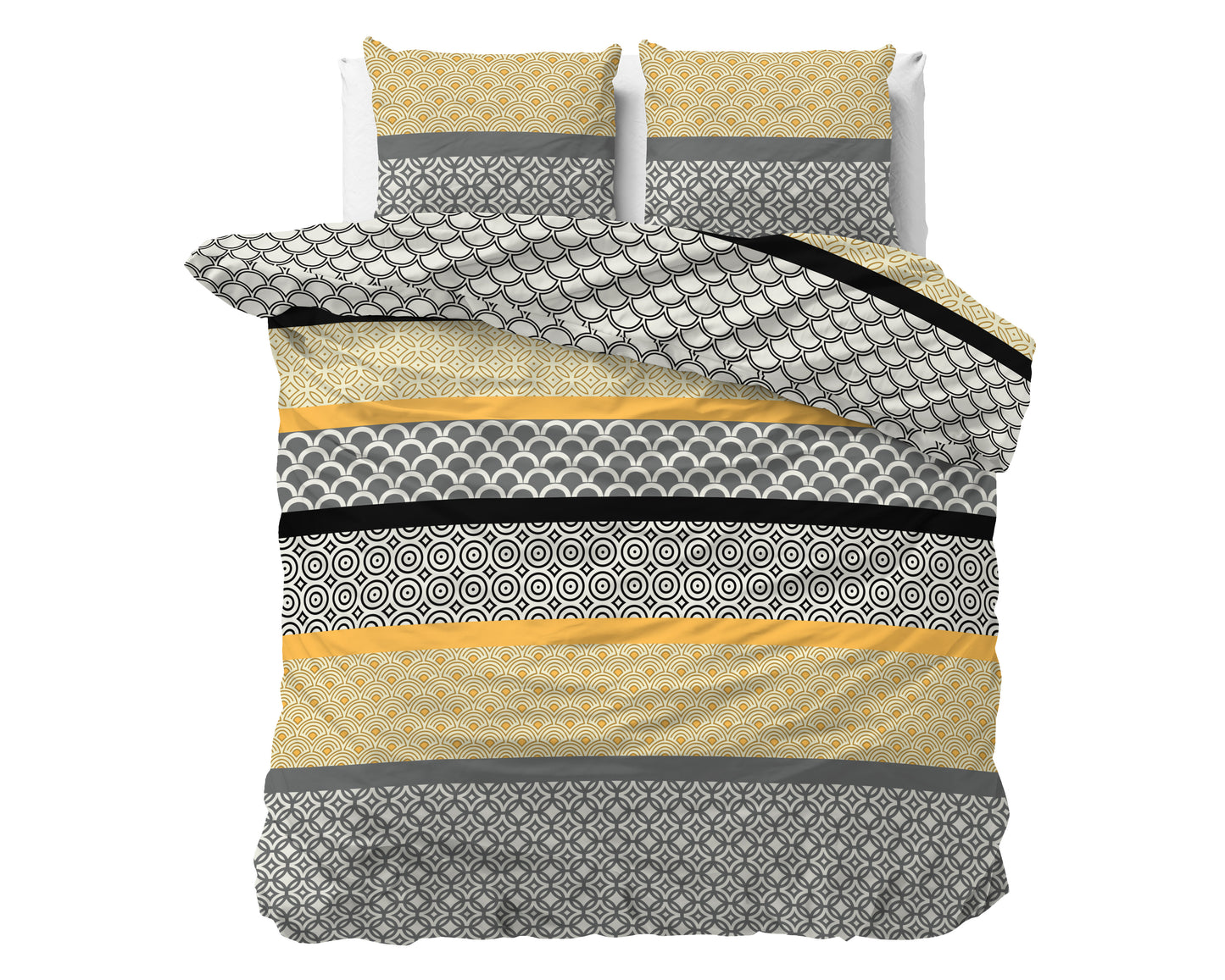 Duvet Cover Set Chezka Gray 200x220