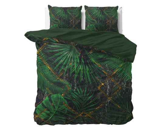 Duvet Cover Set Avena Green 240 x 220