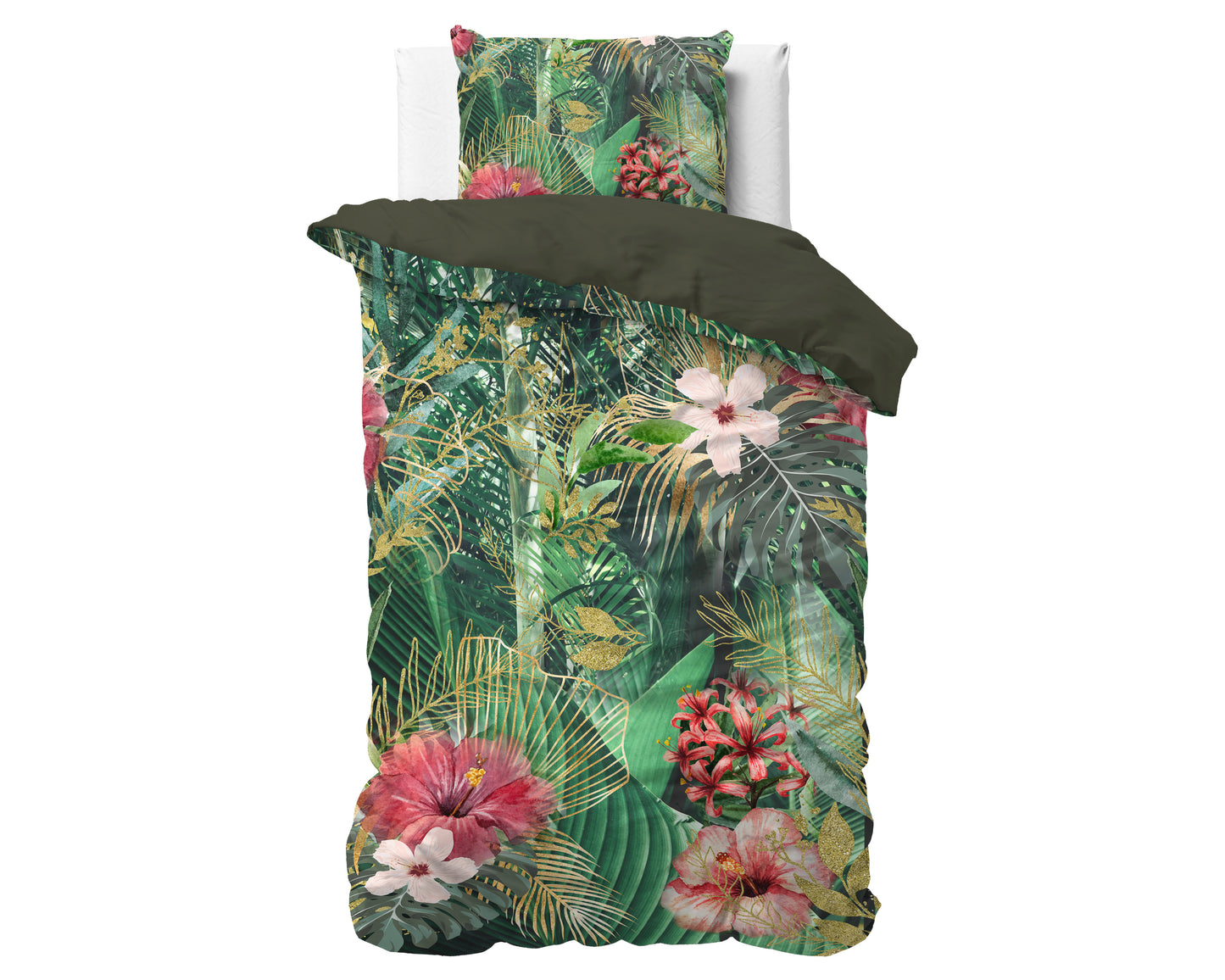 Duvet Cover Set Mentha Green 140 x 220