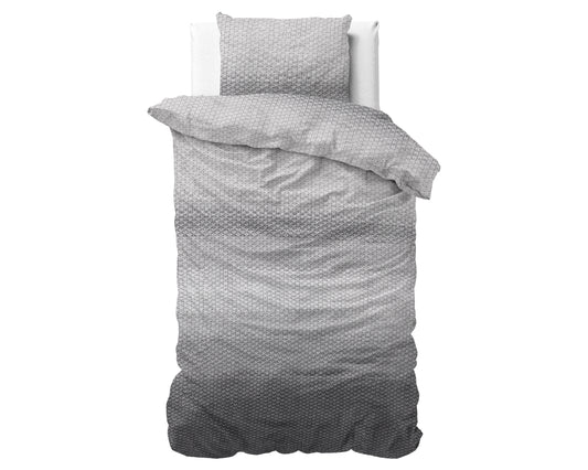 Duvet Cover Set DH Flannel Tamar Gray 140 x 220