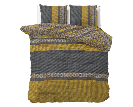 Duvet Cover Set Altor Gold 200 x 220