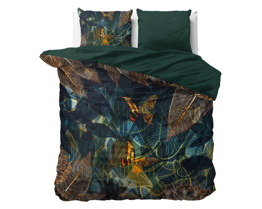 Duvet Cover Set Dark Rises Black 200 x 220