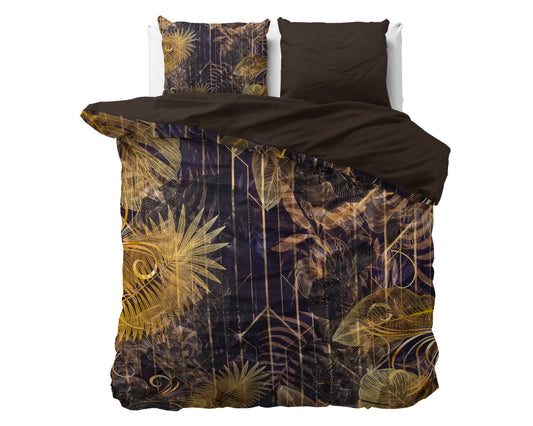 Duvet Cover Set Oliva Gold 200 x 220