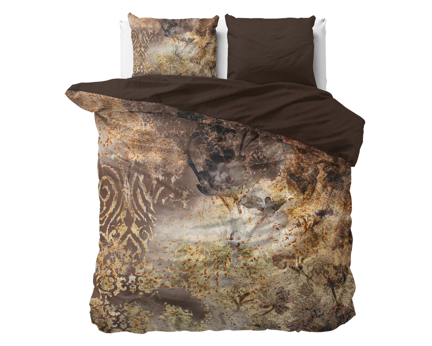 Duvet Cover Set Inferno Taupe 240 x 220