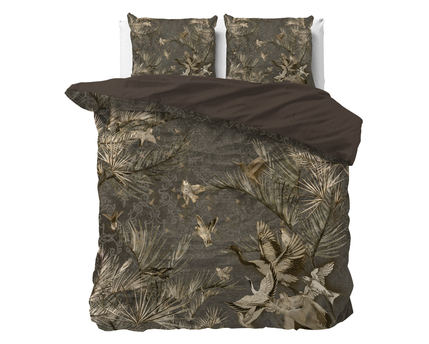 Duvet Cover Set Aurelien Taupe 140 x 220