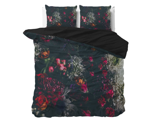 Duvet Cover Set Elodie Black 200 x 200/220