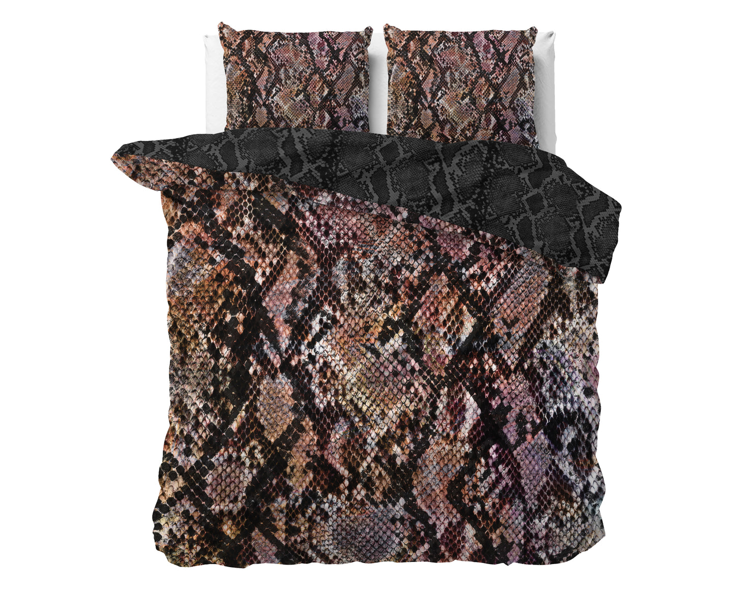 Duvet Cover Set Martina Black 240 x 200/220