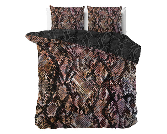 Duvet Cover Set Martina Black 240 x 200/220