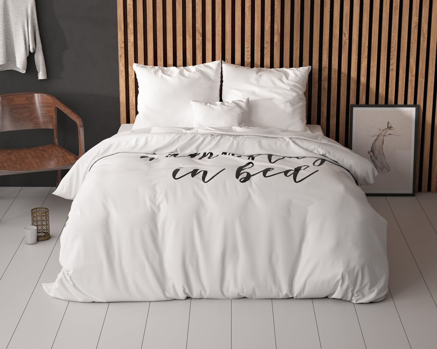 Duvet Cover Set Namastay White 240 x 200/220