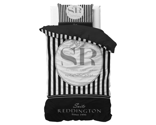 Duvet Cover Set Reddington Black 140 x 200/220