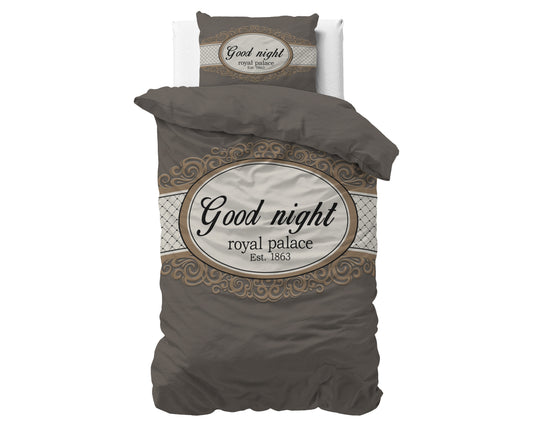 Duvet Cover Set Royal Palace Taupe 140 x 200/220