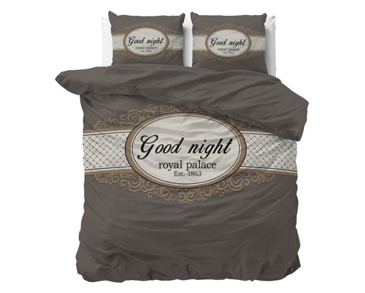 Duvet Cover Set Royal Palace Taupe 240 x 200/220