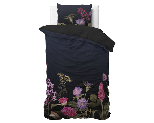 Duvet Cover Set Feline Black 140 x 200/220
