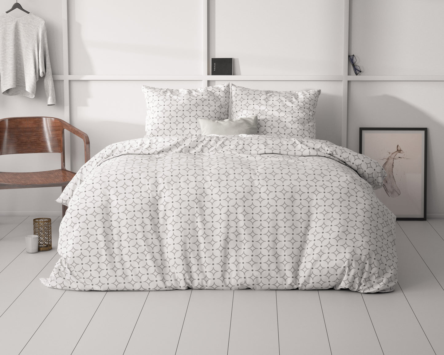 Duvet Cover Set Vardo White 200 x 220