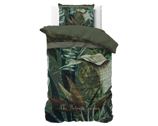 Duvet Cover Set The Botanic Garden Green 140 x 200/220