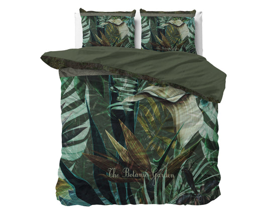 Duvet Cover Set The Botanic Garden Green 200 x 200/220