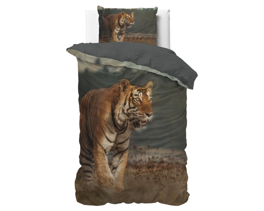 Duvet Cover Set Nature Tiger Taupe 140 x 200/220