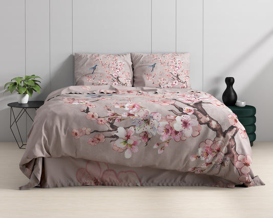 Duvet Cover Set Blossy Pink 240 X 200/220