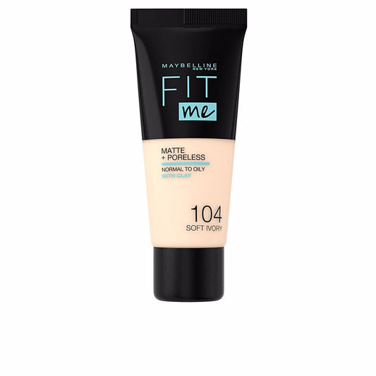 FIT ME! Foundation matte+poreless #104-soft ivory