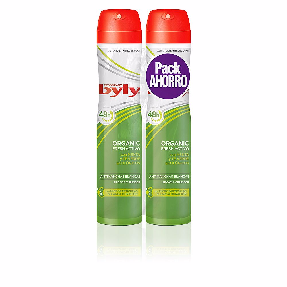 Byly Organic Extra Fresh Deo Vapo Lot 2 X 200 Ml - Salevare.com