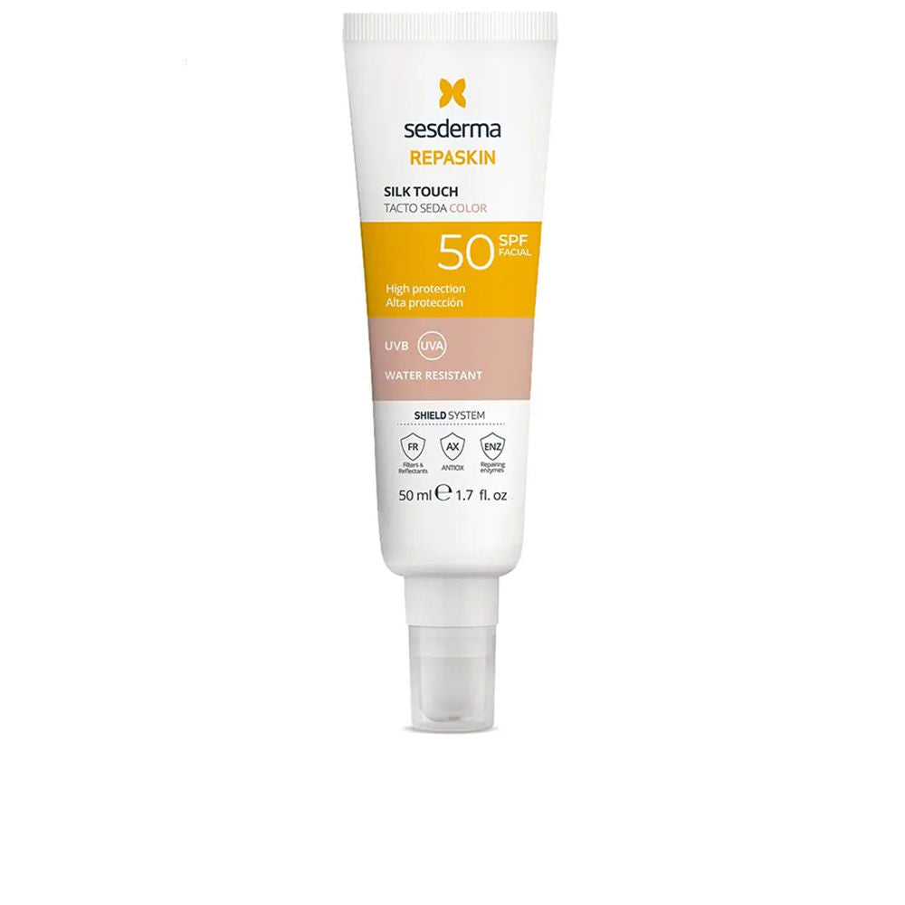 REPASKIN FACIAL silk touch with color SPF50 50 ml