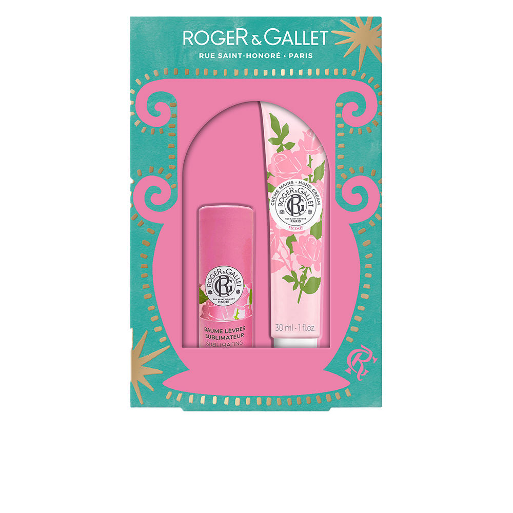 ROSE LIP BALM + HAND CREAM SET 2 pcs