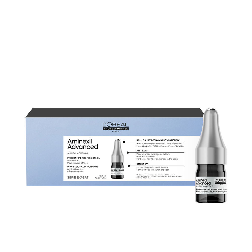 AMINEXIL ADVANCED ampoules enriched with dermatological active ingredients for hair 42 x 6 ml
