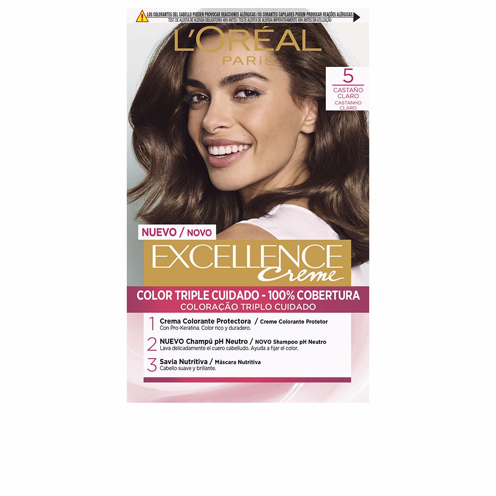 EXCELLENCE Tint cream #5-castaño claro 192 ml