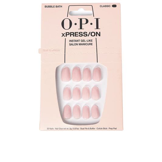 OPI xPRESS/ON Artificial Nails Iconic Shades #Bubble Bath 30 u