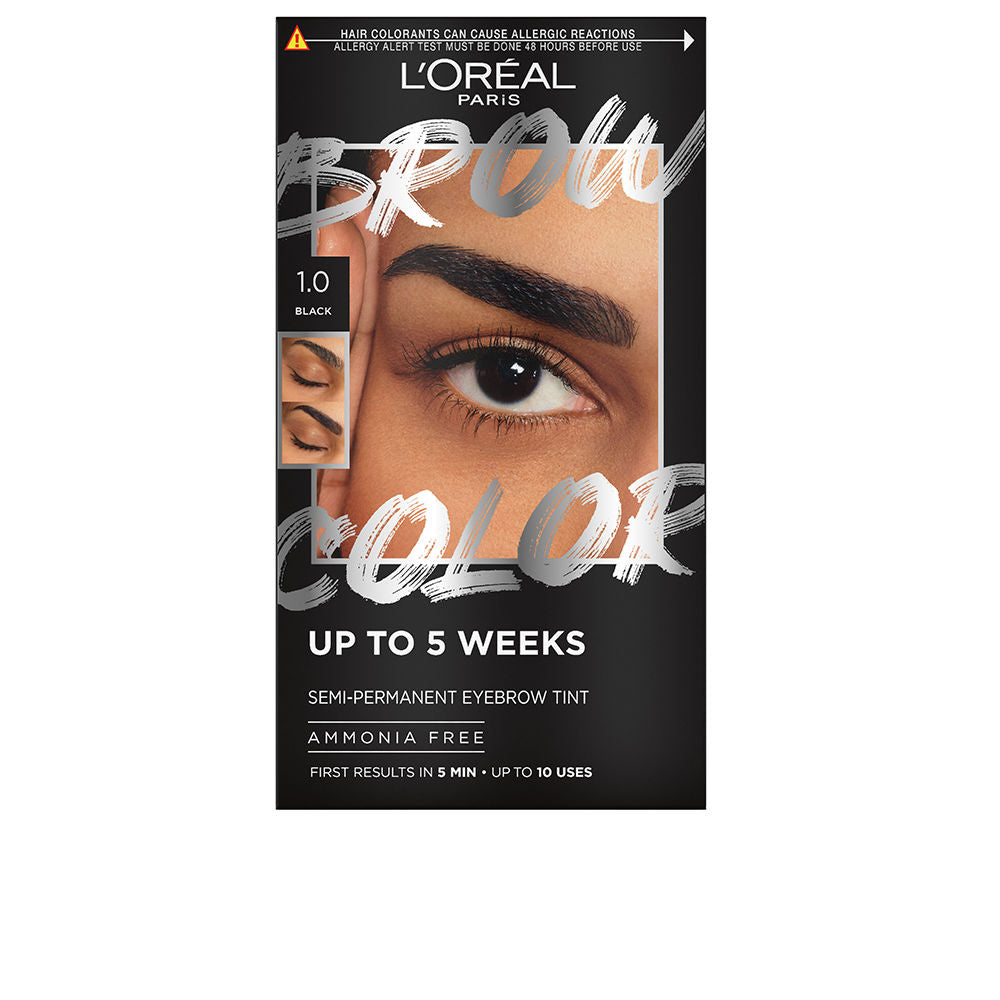 BROW COLOR eyebrow tint #1.0-black 4 u