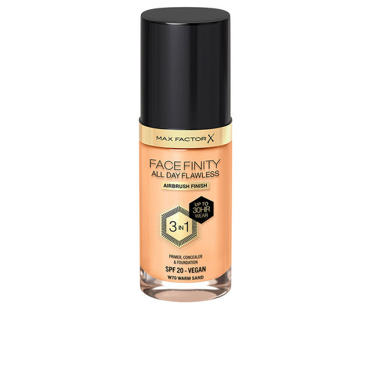 FACEFINITY 3IN1 primer, concealer &amp; foundation #70-warm sand 30 ml
