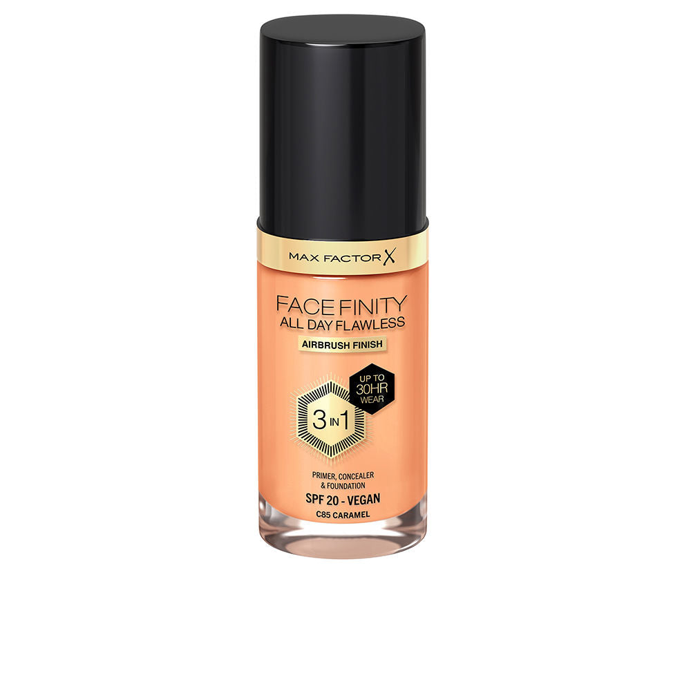 FACEFINITY 3IN1 primer, concealer &amp; foundation #85-caramel 30 ml
