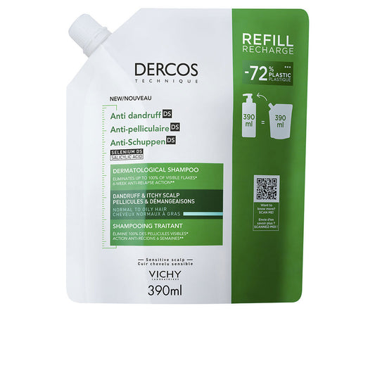 DERCOS anti-dandruff for oily hair refill 390 ml
