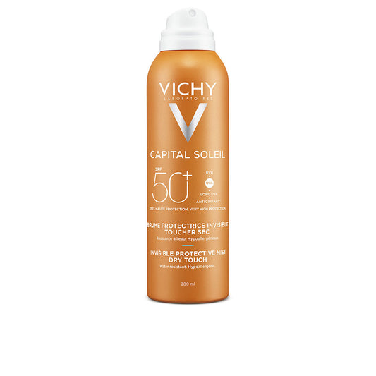 CAPITAL SOLEIL invisible dry touch protective spray SPF50+ 200 ml
