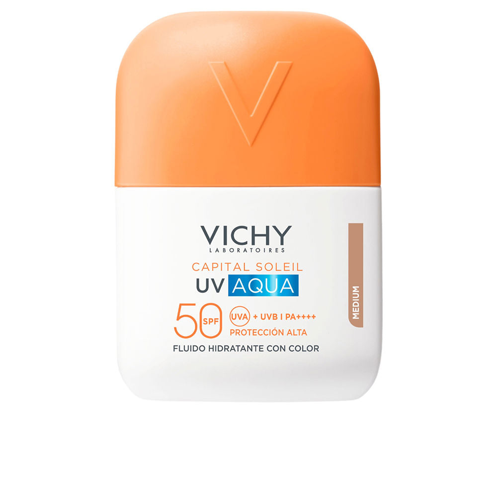 CAPITAL SOLEIL UV AQUA moisturizing fluid with color SPF50 #Medium 50 ml