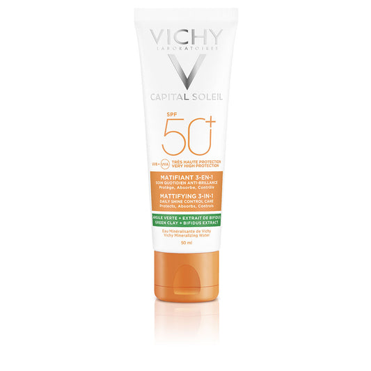CAPITAL SOLEIL matifiant 3-en-1 SPF50+ 50 ml
