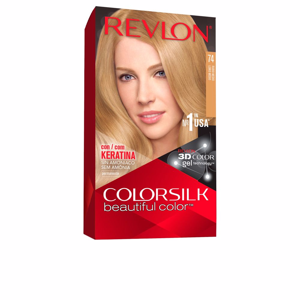 COLORSILK tinte #74-rubio medio 1 u