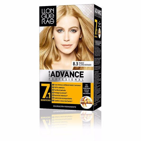 COLOR ADVANCE #8,3-rubio claro dorado 1 u